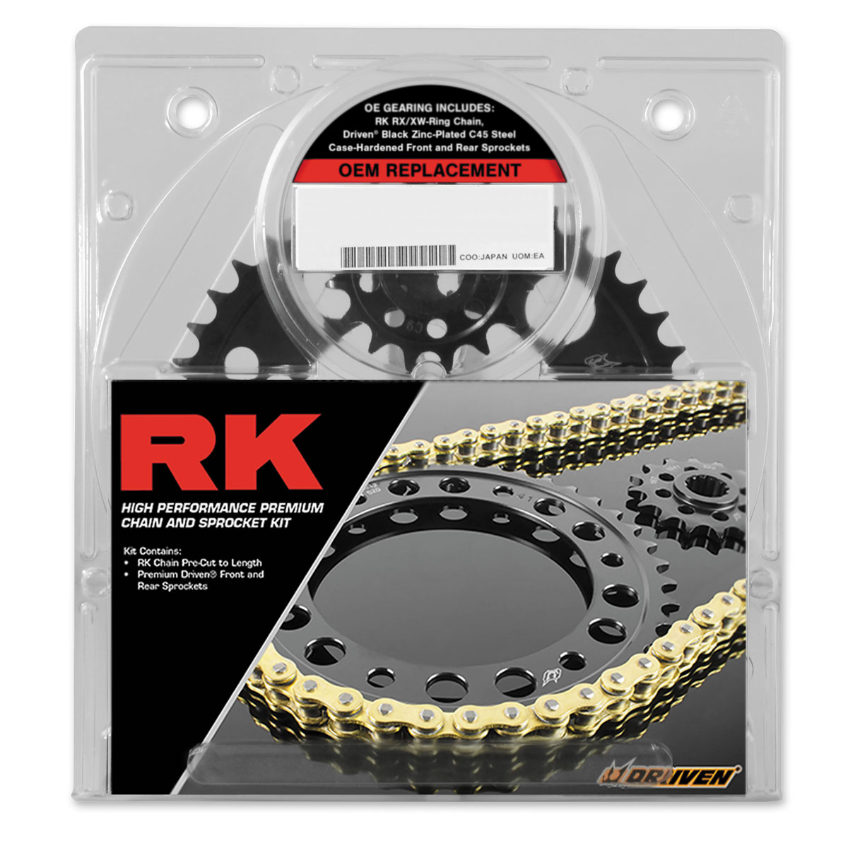 RK Chains 520 O.E.M. Replacement Chain and Sprocket Kit