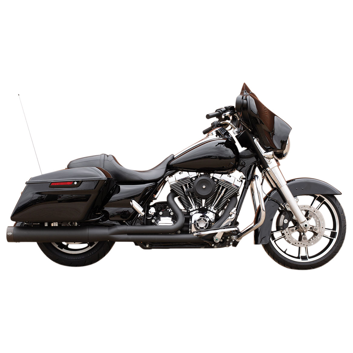 S&S Cycle 50 State Legal Sidewinder 2-Into-1 Exhaust System Black