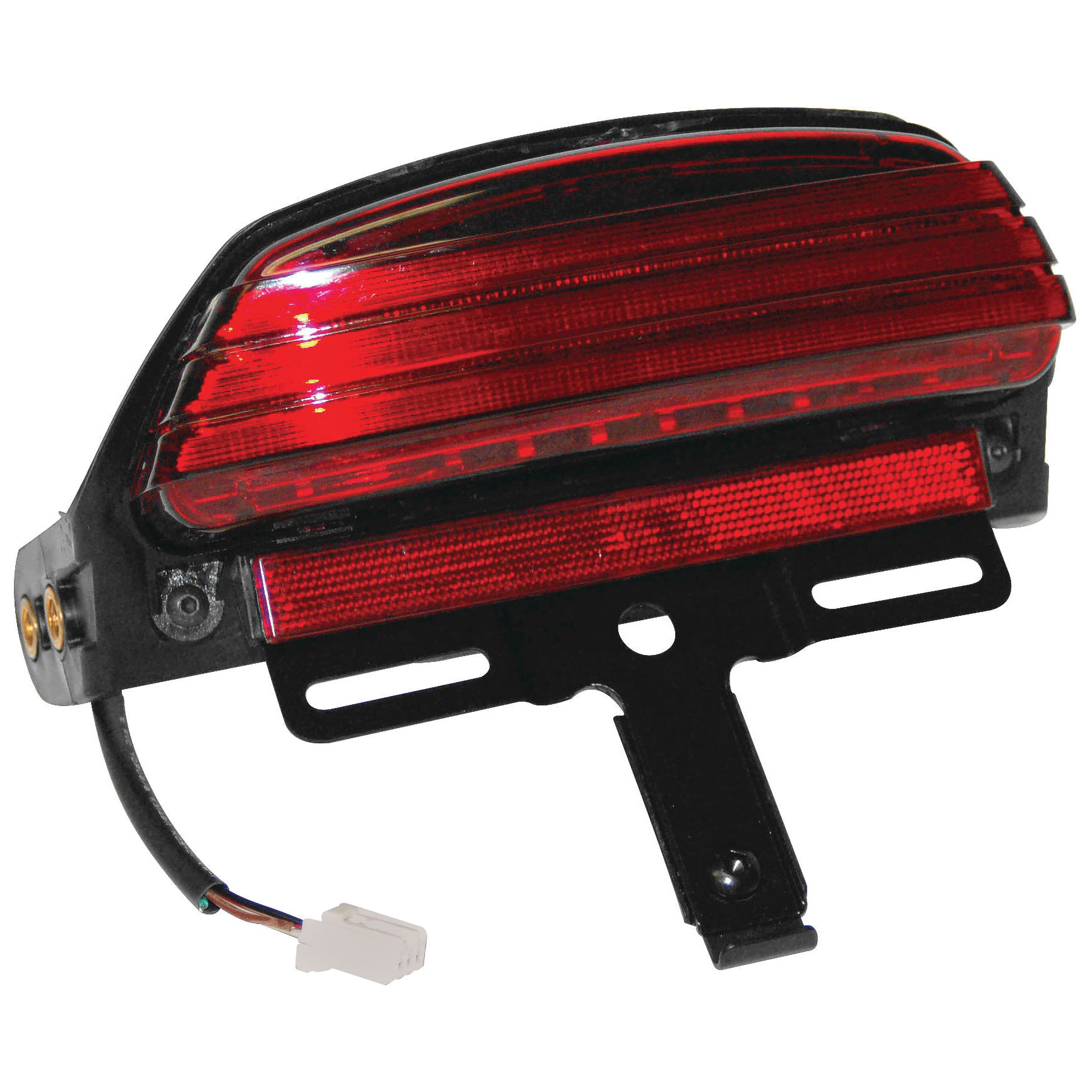 Letric Lighting Co. Softail LED Taillight Assembly with Red Lens