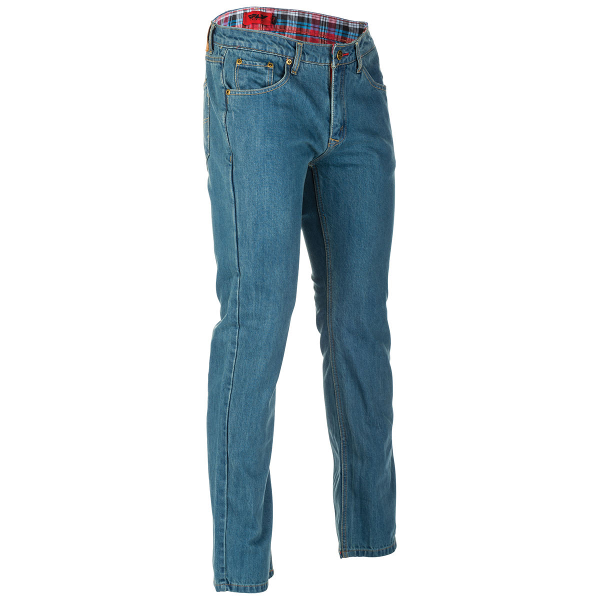 FLY Racing Street Men's Resistance Blue Riding Jeans