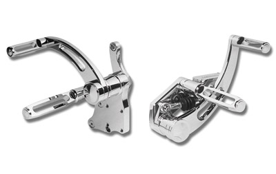 Accutronix Slotted 3" Extended Chrome Forward Controls