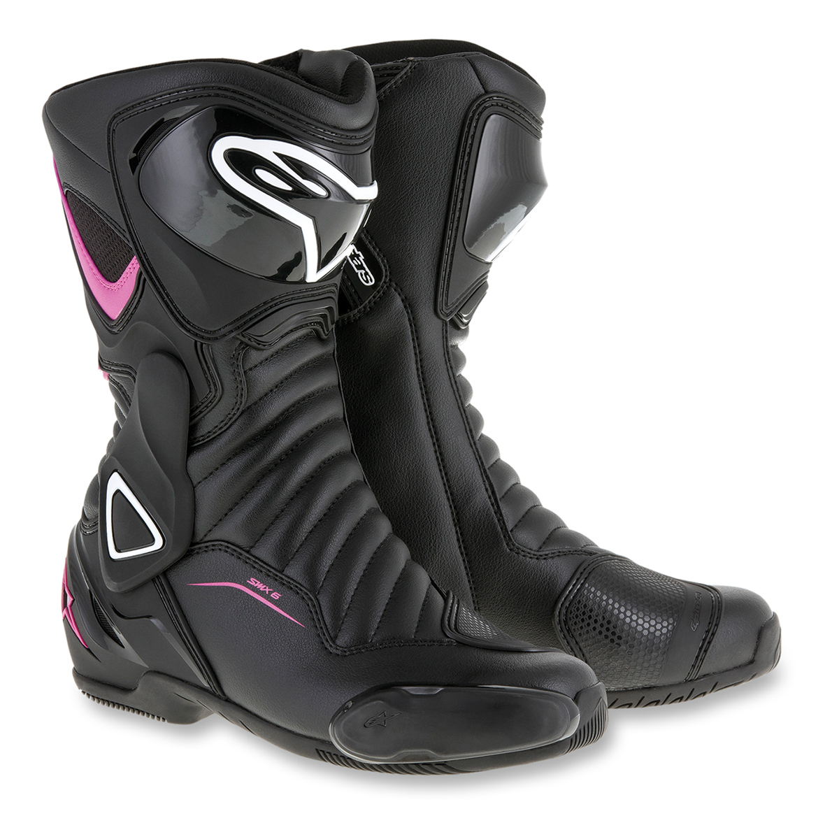 Alpinestars Women's Stella SMX-6 v2 Vented Black/Pink Boots