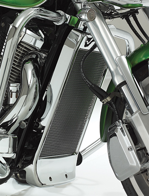 Show Chrome Accessories Mesh Radiator Grille for VTX1800
