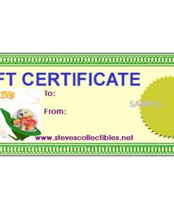 $100 Gift Certificate To Steve's Collectibles