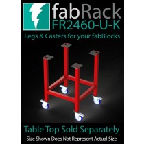 Certiflat 24"X60" FabRack with Casters for FabBlock