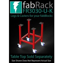 Certiflat 30"X30" FabRack with Casters for FabBlock